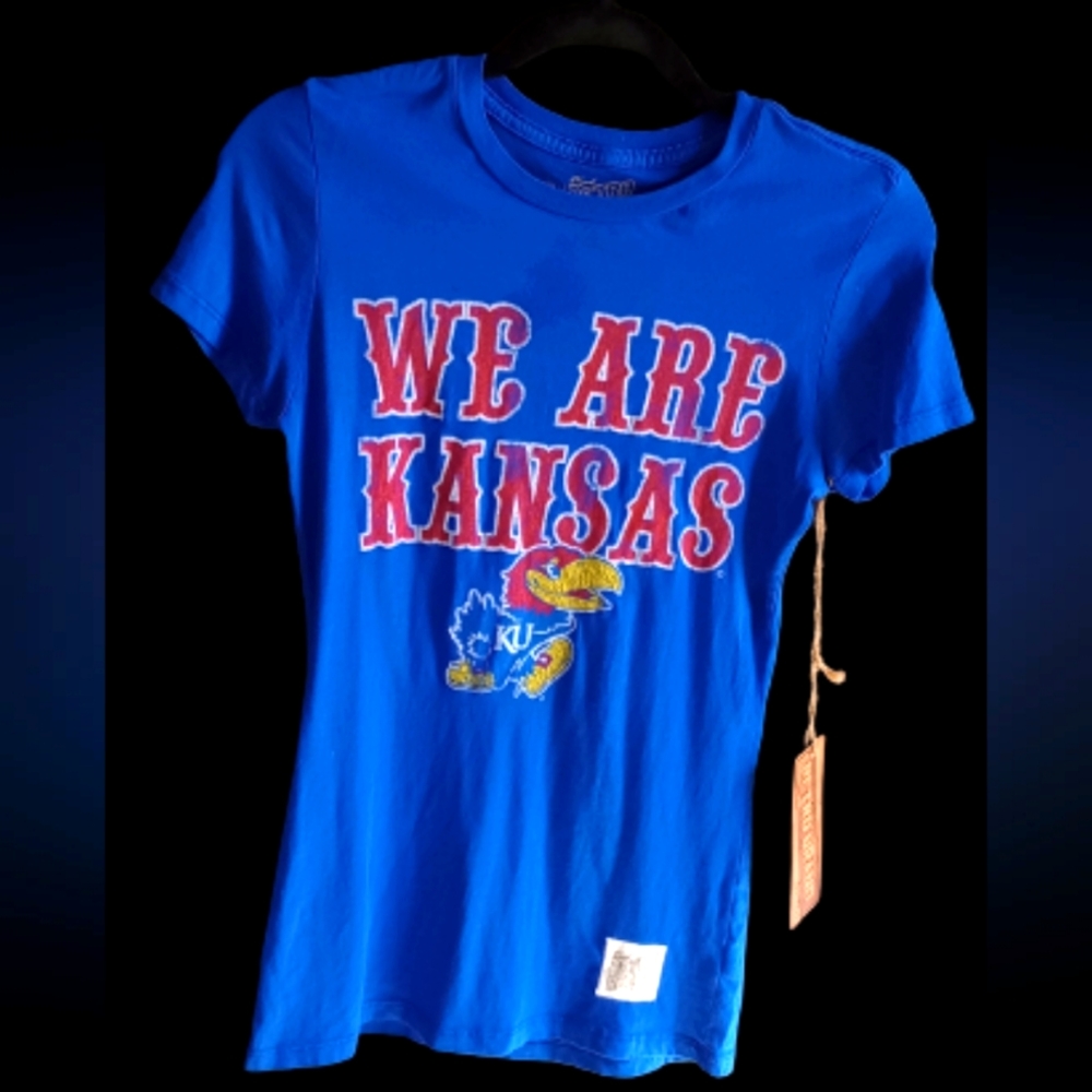 Women's small blue K U Tee